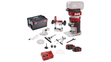 Φρέζα περιθωρίων & Ρούτερ μπαταρίας FLEX (Solo) CER 18.0-EC/5.0 SET
